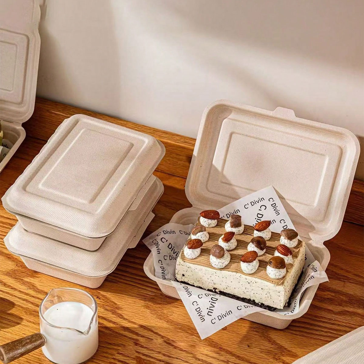 チャバタ包装箱、紙包装サンドイッチ、ハンバーガー、ハンドケー - Meal Prep Bowl のレビューと価格