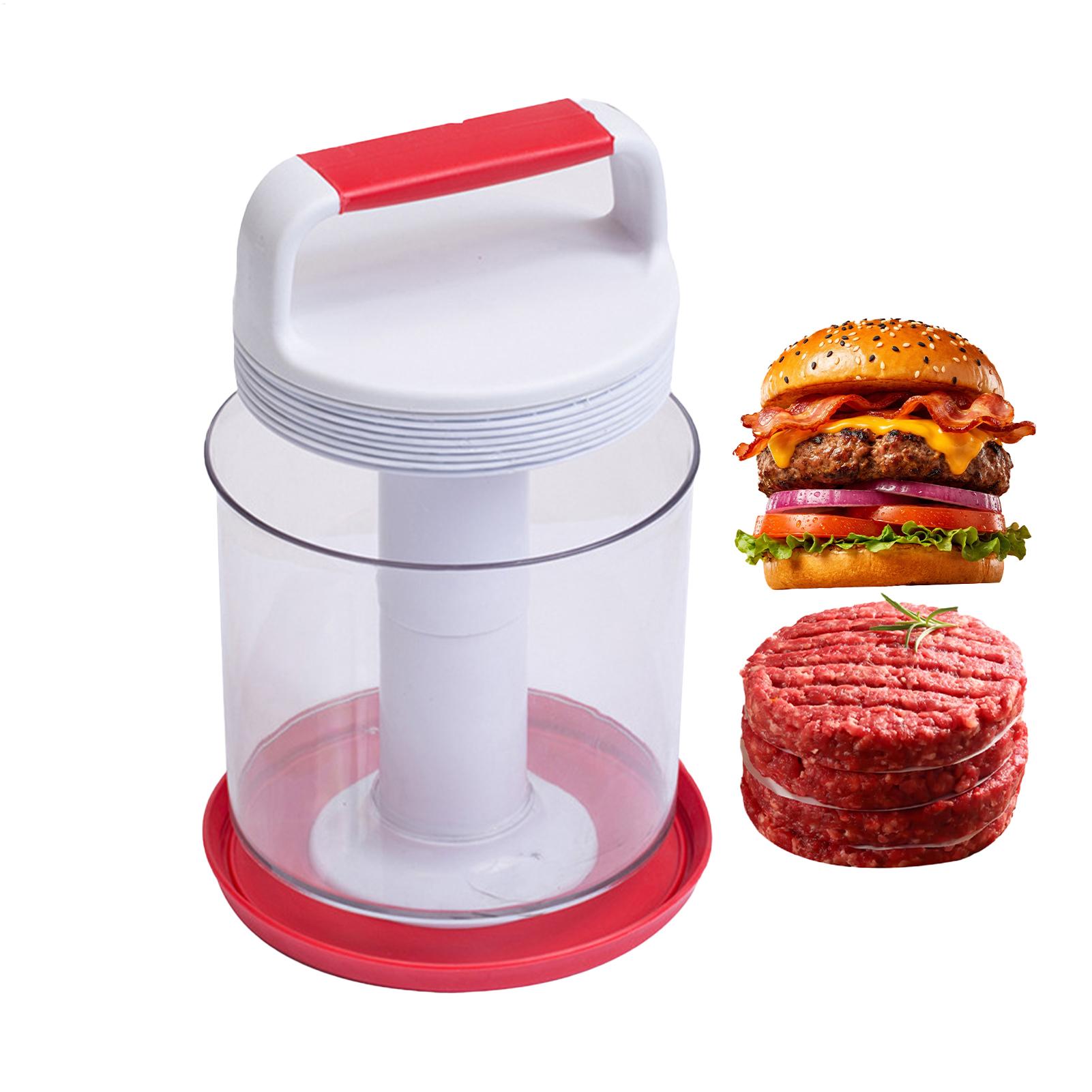 ハンバーガーパティメーカー、焦げ付き防止加工、丸型、手動式、 - Meal Prep Template のレビューと価格